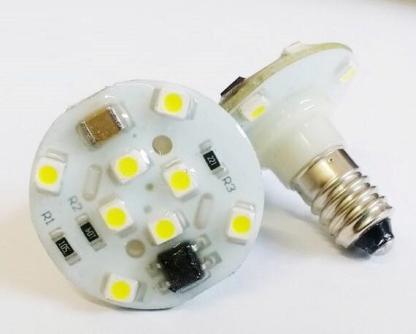 Lámpara LED 8+4 SMD 0,95W Lámpara 78Lm Voltaje 27x27x30mm Blanco Frio