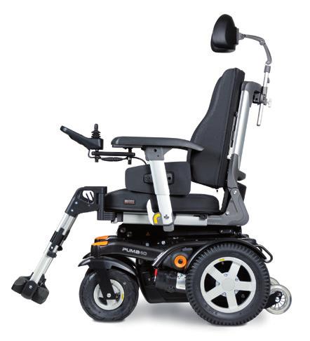 GENIAL, DENTRO Y FUERA Con unos resultados excelentes tanto en interiores como en exteriores, la silla de ruedas eléctrica Puma 40 es