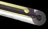 Slit & Seal SOLAR ISOPIPE TC abierto longitudinalente, con autoadhesivo interior y con solapa para sellado Disponible con recubriiento SOLAR de color GrisSilver, Negro y Blanco.