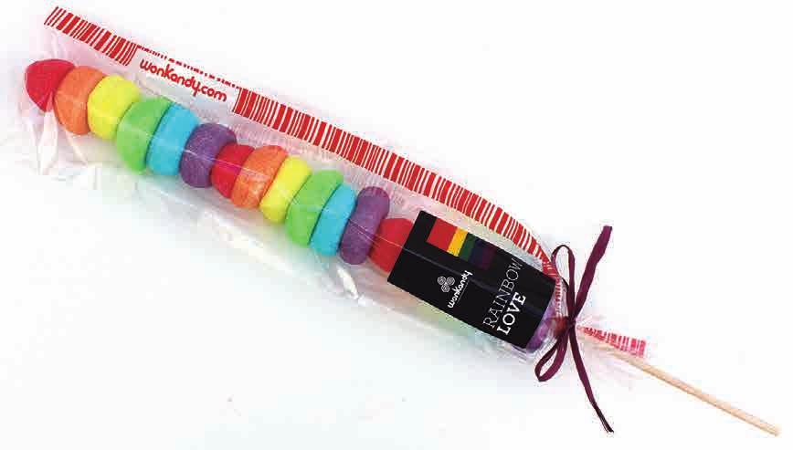 90206008 Bastonazo Arcoiris Rainbow Mallow Stick Pack Uts./box: 16 460 gr. 40x6,5x5,5 cm.