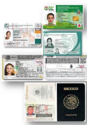 Qué identificaciones oficiales son aceptadas? Credencial para votar, federal o estatal. Pasaporte emitido por la Secretaría de Relaciones Exteriores (SRE). Pasaporte extranjero.