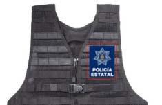 uniformes, equipo de protección personal y vehículos, como se detalla