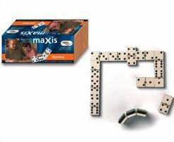 Ref. 6033/ XCY-791 DOMINO MAXIS - Las fichas del dominó son de 2,6 x 5, 2 x 1, 2 cm.