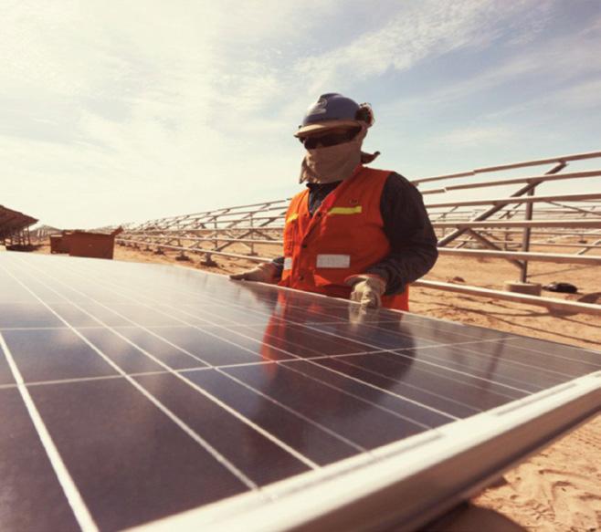 Parque Solar Nonogasta Foto: Ministerio de Energía y Minería la demanda con seguridad, eficiencia y calidad. En este contexto, Argentina se encuentra transitando el programa RenovAR, las rondas 1 y 1.