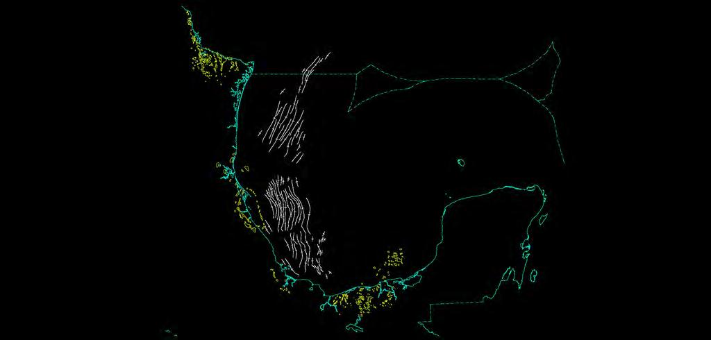 Recursos energéticos del Golfo de México Ubicación Yacimientos transfronterizos (Cinturón Plegado Perdido) Polígono