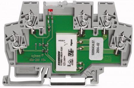 Relés de Control Serie 859, 6 mm Los módulos de relé serie 859, son ideales para proyectos de automatización y emplean conexión de tipo Cage Clamp Push-in la cual es