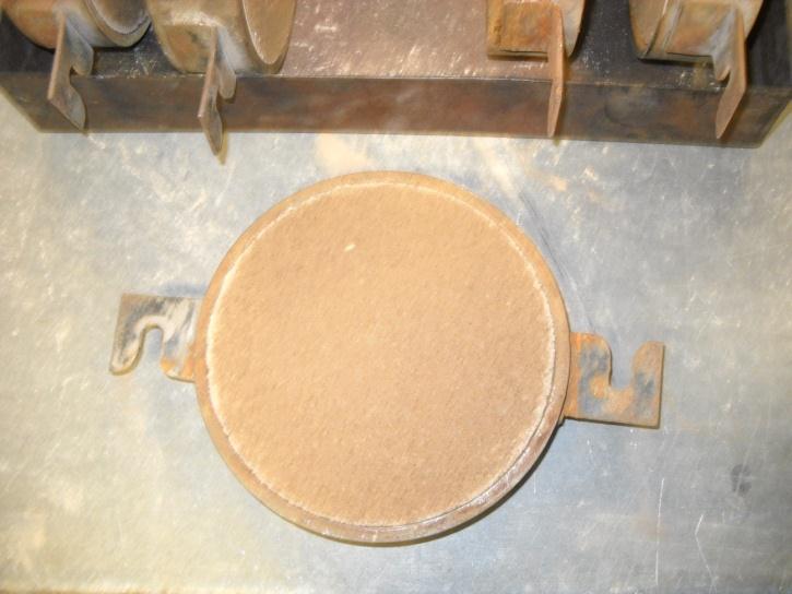Figura 1. Molde metálico con la muestra del suelo 3.