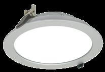 95 3AÑOS Tablas de aplicación D O W N L I G H T 7 2 5. 2 2 Downlight de baja silueta, empotrable o de superficie, para iluminación general Consumo: W completa Flujo luminoso: 2.100 lm (WW) y 2.