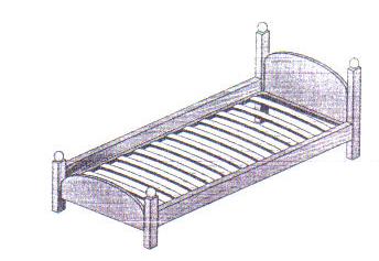 Explica de qué partes consta y a qué esfuerzo está sometida cada una de las piezas de una estructura de una cama. c. Por qué se mueve una estantería como la de la figura?