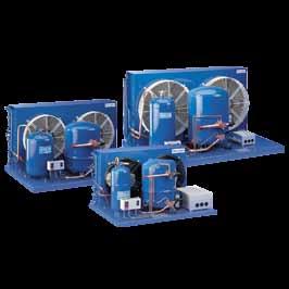 Unidades Condensadoras Blue Star / Compact Line Unidades equipadas con compresores herméticos Maneurop, excepto los modelos HCM 009, 012 y 015, son destinadas a las aplicaciones de alta, mediana y
