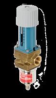 WVFX / WVS: Válvulas de Agua Controladas por resión Las válvulas de agua WVFX controladas por presión se utilizan para regular el caudal de agua en instalaciones de refrigeración con
