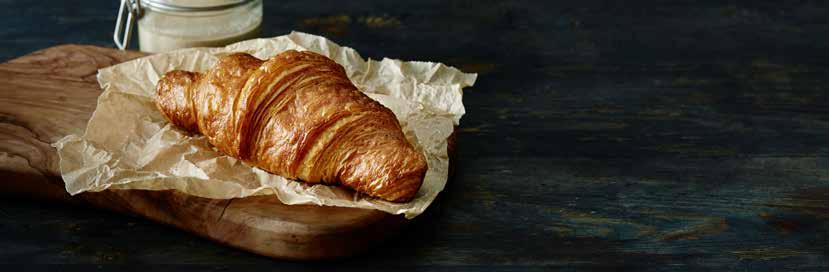 Al añadir nutrientes a la masa, nuestros maestros pasteleros han creado croissants para que podamos disfrutar de