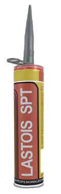 Envasado: 300cc Rendimiento: 12 ml en junta de 5x5 mm lastois spt sellante polímero translúcido masillas para sellado Lastois SPT es un