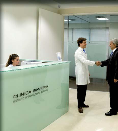 CLÍNICA BAVIERA Cotizadas Clínica Baviera es la empresa líder en la prestación de servicios oftalmológicos en España, con una creciente presencia en otros países europeos como Alemania, Austria e