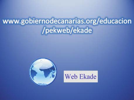 Web ekade 8.1 Acceso a la web de Pincel ekade. Podemos acceder a la web de ekade en la dirección: www.gobiernodecanarias.