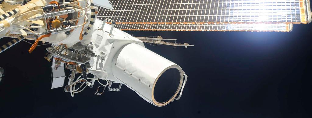 El Sistema de imágenes de UrtheCast en la Estación Espacial Internacional La ISS es un satélite habitable que fue puesto en órbita en 1998.