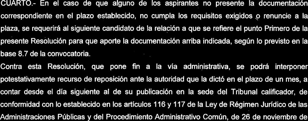 5, planta 6a Sur, 28071 Madrid) a través del Registro General del Ministerio de Ciencia e Innovación (calle Albacete, no 5) o en la forma prevista en el artículo 38.