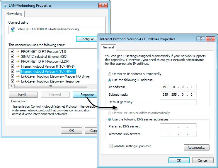 Configurar túnel VPN 4.3 Túnel VPN entre SCALANCE S y CP 4. Haga clic en el botón "Propiedades". 5.