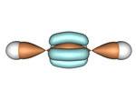 disposición lineal, mientras que los orbitales 2p y y 2p z son perpendiculares al eje que une los orbitales sp.