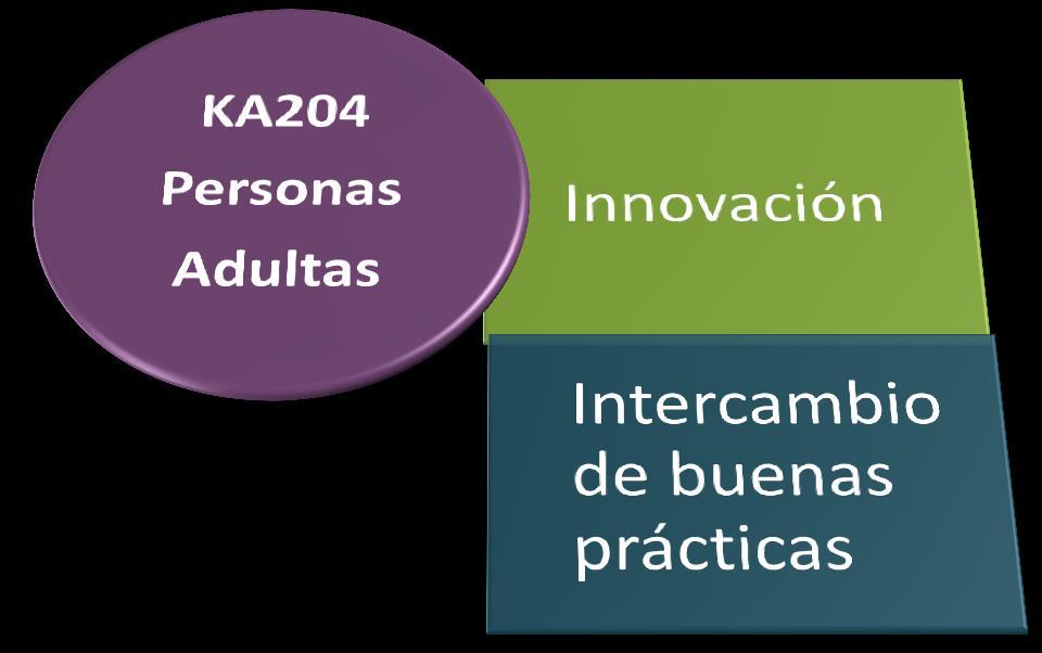 Educación de Personas Adultas: KA204 KA204: Asociaciones dirigidas a la educación de personas adultas en