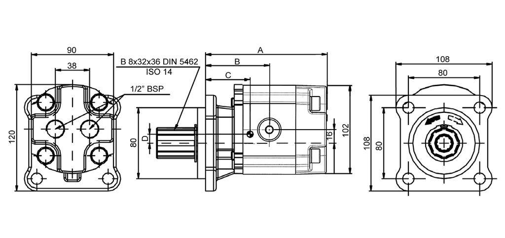 Bomba Hidráulica Hydraulic Pump 5038_06 BEA