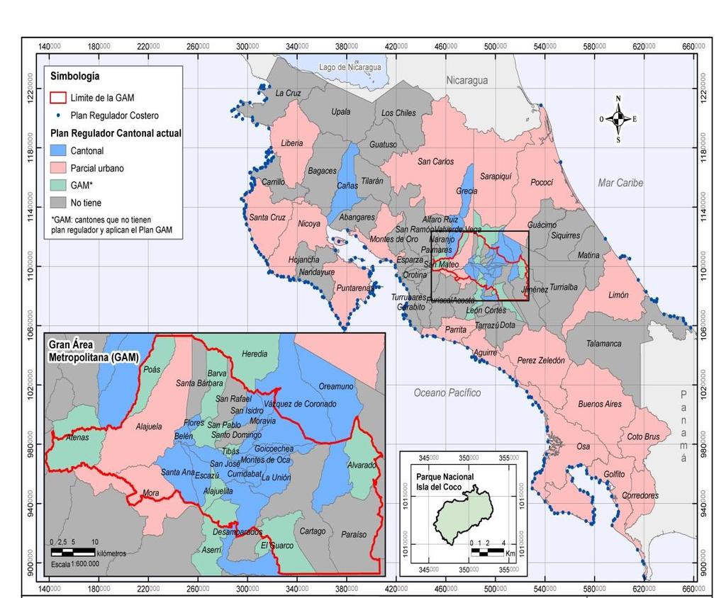Desorden territorial aumenta fragilidad ambiental 25 Cantones que cuentan con planes reguladores.