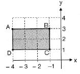 17) Considere la siguiente representación gráfica: Al rectángulo ABCD se le aplica una homotecia con centro en razón de homotecia k 3 y se obtiene el rectángulo A' B' C ' D '.