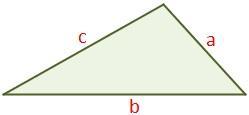 Calcula el área de los triángulos del ejercicio 1 aplicando la fórmula de Herón: Es