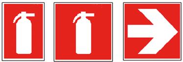 Principios Profesionales Básicos de Seguridad contra incendios SEÑALIZACIÓN DE LOS EXTINTORES Los extintores de incendio estarán señalizados conforme indica el anexo I, sección 2.