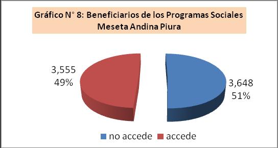 Cuadro N 40: Indicadores Concurrentes con el bienestar en la Meseta Andina POBLACIÓN TOTAL 7203 NÚMERO DE VIVIENDAS 1510 CARACTERISTICAS DE LA VIVIENDA Casa independiente 1505 99.