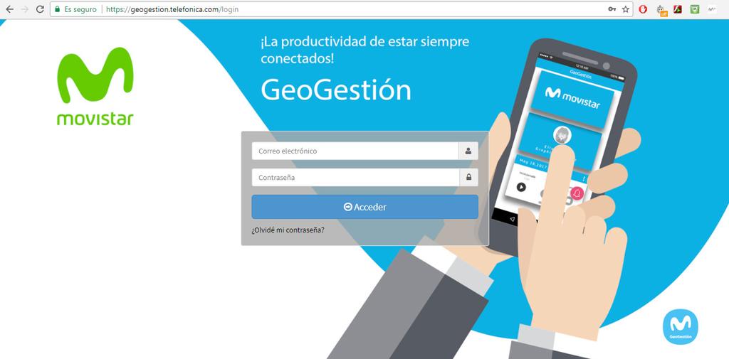 Para acceder a toda tu información de GeoGestión, debes acceder al siguiente enlace: https://geogestion.telefonica.