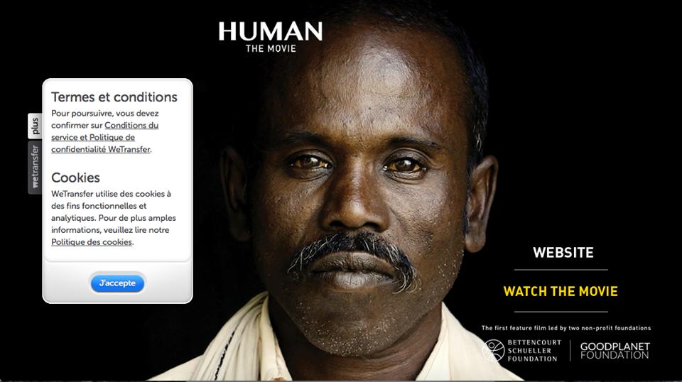 BALANCE HUMAN ASOCIACIONES ASOCIACIÓN CON WETRANSFER Se presentaron retratos de HUMAN durante 3 semanas en WeTransfer en todo el mundo: cada