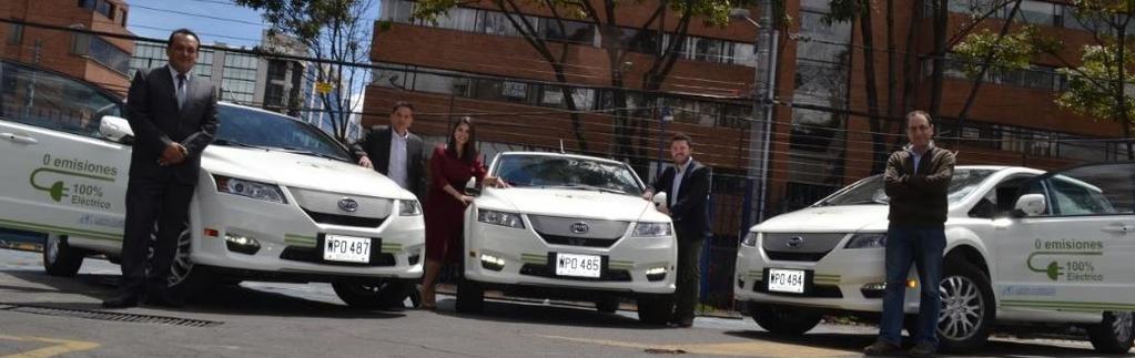 Servicios Públicos Especiales de Transporte Implementar la primera flota de vehículos eléctricos de transporte especial de Colombia.