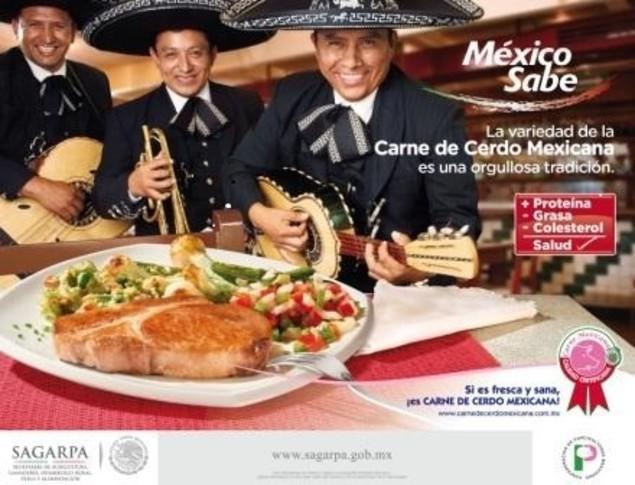 México sabe Lugares de interés Por Alma Ortiz Bajo el concepto México Sabe se promueve el consumo de carne de cerdo mexicana en diferentes ciudades del país, ya que la gastronomía nacional es uno de