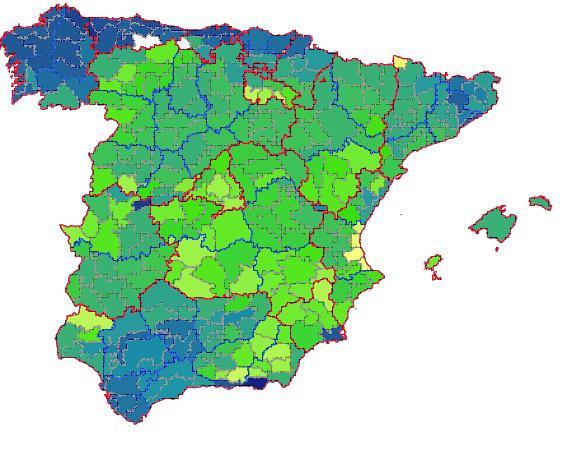 ESPAÑA EN 24 REGIONES 6 -Se establecerán 24 regiones en España, con importes unitarios de ayudas diferentes.