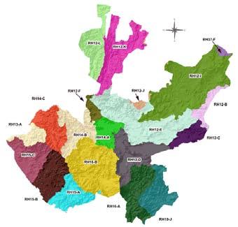 Regiones y cuencas hidrológicas del Estado de Jalisco (Fuente: http://www.ceajalisco.gob.