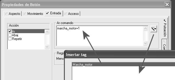 va a cambiar el estado de la variable marcha_motor a 1 cuando se pulse el botón MARCHA. 6 Fig 6.