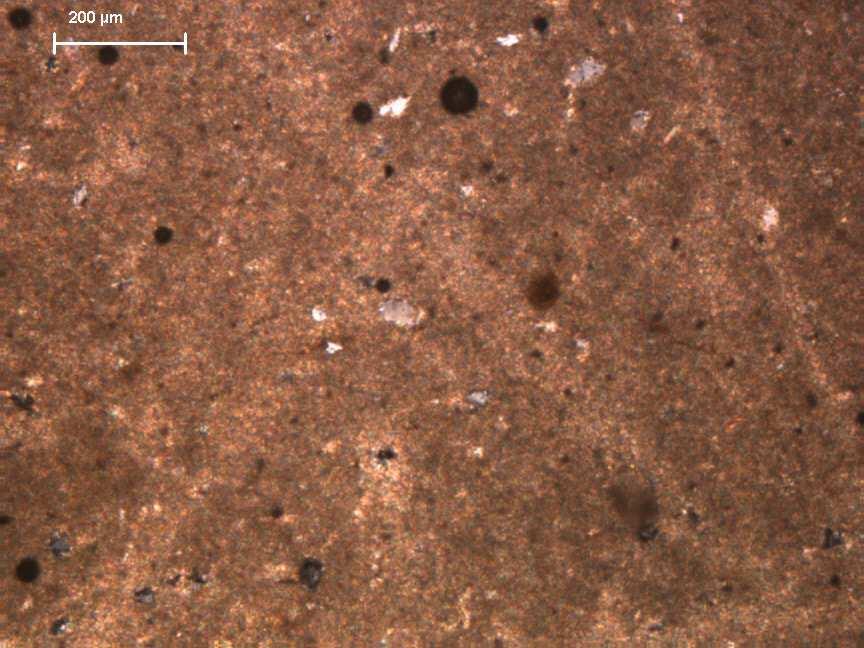 Caracterización rización de Materiales Chihuahua Cuarzo Fotomicrografía en donde se observan los microcristales de cuarzo de baja esfericidad dispersos en la
