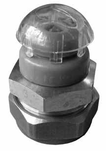 Dispositivos de protección Válvula de vacío 65 Válvula de vacío 65 La válvula de vacío 65 compensa la presión negativa en los sistemas de tuberías y previene los retrocesos de agua por contrasifón en