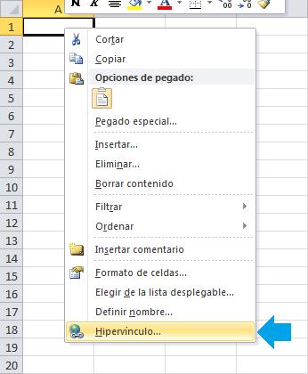Cómo crear hipervínculos en Excel El primer paso en la creación de hipervínculos en Excel es abrir el cuadro de diálogo Insertar hipervínculo y eso lo podemos lograr de dos maneras diferentes.