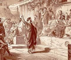 Se abre así el período del gobierno de Pericles, quien desarrolló ulteriormente en sentido
