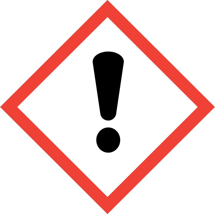 Palabra de advertencia : Atención Indicación de peligro : H302 : Nocivo en caso de ingestión. Consejos de prudencia Generalidades : P102: Manténgase fuera del alcance de los niños.