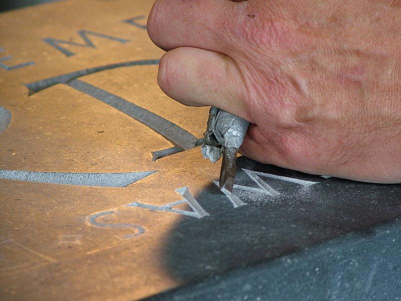 BURIL Es la técnica en la que se construye el dibujo excavando líneas sobre una matriz de metal (generalmente, cobre) ayudándose exclusivamente con el buril, que es una herramienta a la que se le ha