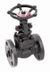 . Las válvulas están certificadas CE. Forged Globe Valve, Reduced Bore, Flanges RF (acc. ASME B. Raised Face), Class 0 or Class 00, from / to.