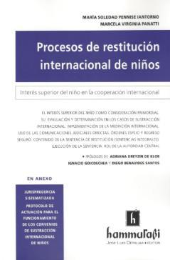 Ilustración 5 portada de la obra Título: Procesos de restitución internacional de niños: interés superior del niño en la cooperación internacional.