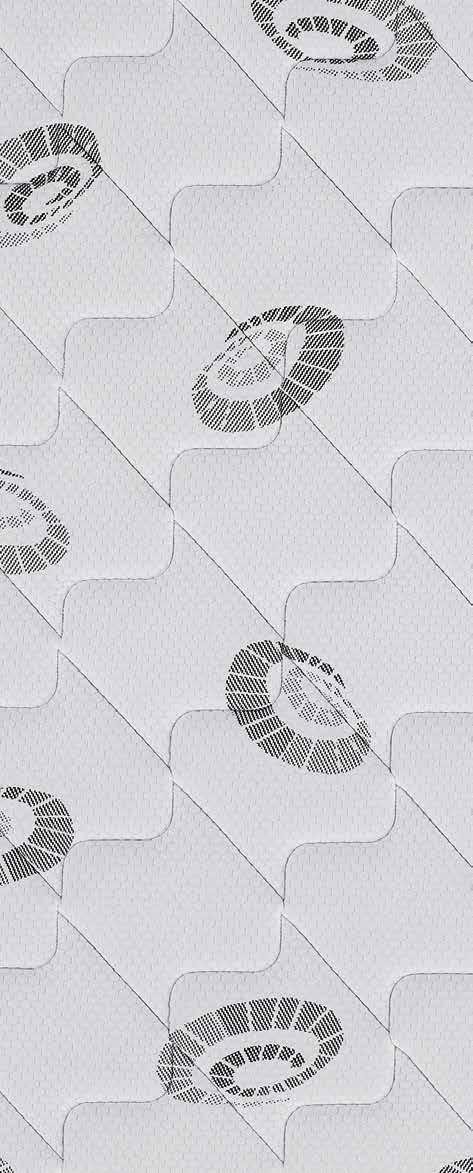 9 8 7 6 5 1 Mismas capas en ambos lados del colchón. Tecnología Bloque de muelles clásico, con forma de cono doble, de diseño tradicional con la calidad exclusiva de Flex.
