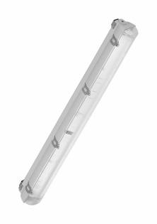 Estancas: Compact Monsun LED Características del producto: Potencia asignada de 18.5-45.6 W Flujo lumínico de 2400-6000 lm Cubierta de difusor PMMA, opalino, estructura prismática.