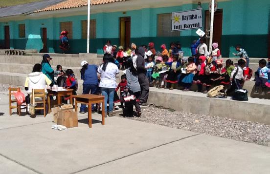 comunidad de Tinki en Ocongate Cusco.
