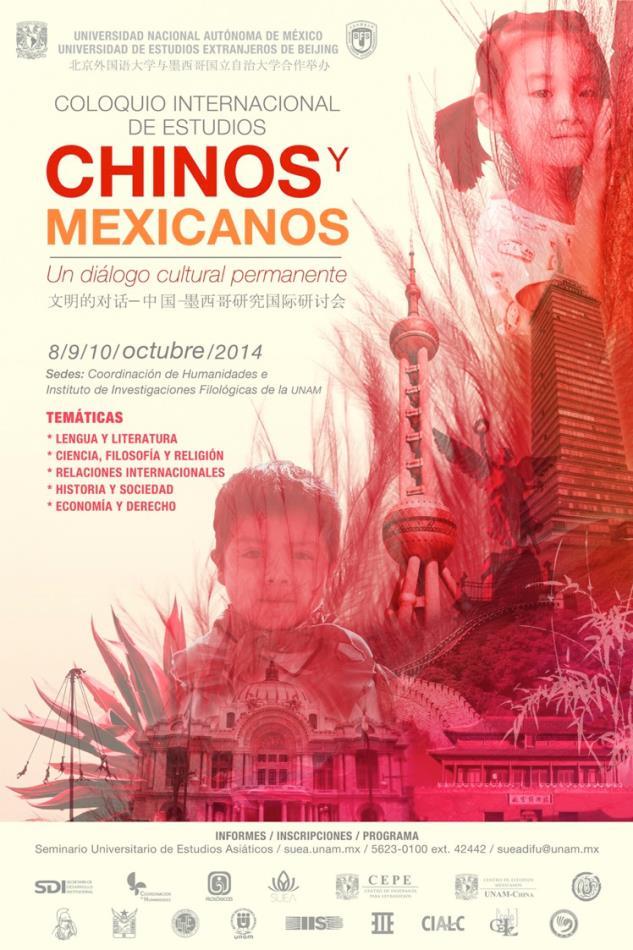 DIFUSIÓN CULTURAL Dirección de Literatura II Coloquio Internacional de Estudios Chinos y Mexicanos: Del diálogo