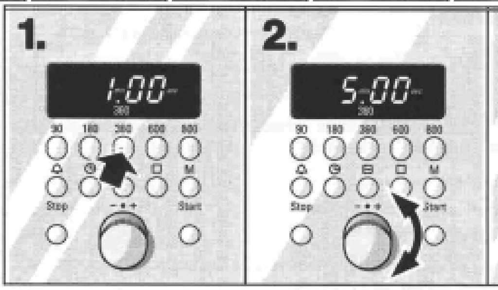 6 Manual técnico EMWK 870.1 2.3 Microondas sólo 1.